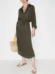 Image 2 of Melissa Odabash Alesha belted-waist midi shirtdress