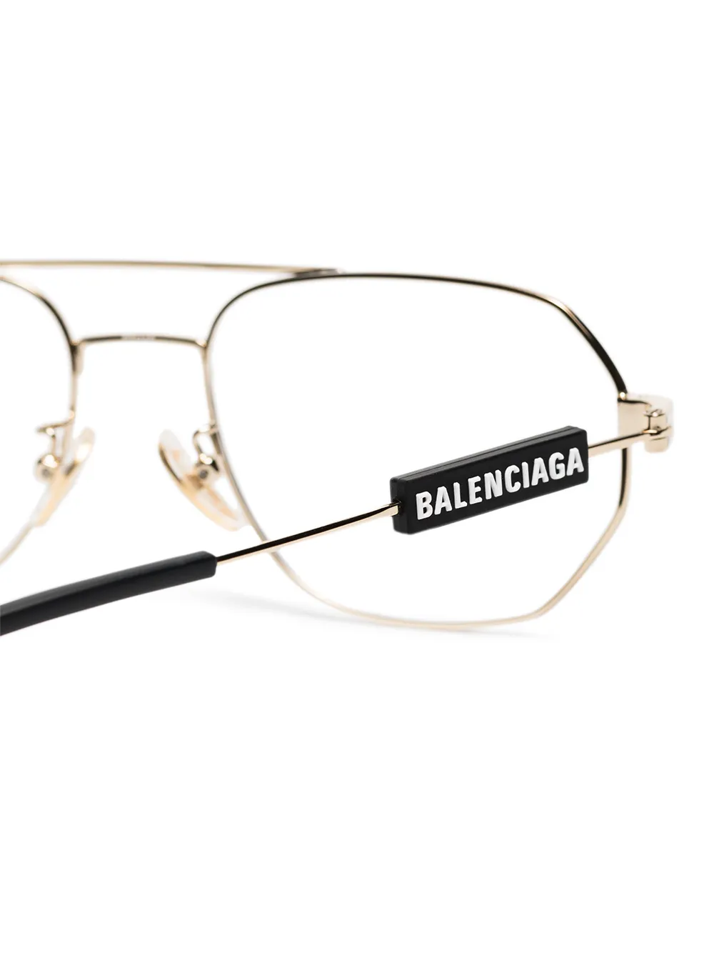 фото Balenciaga eyewear очки-авиаторы tag