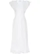 Image 1 of Melissa Odabash Brianna wrap midi cotton dress