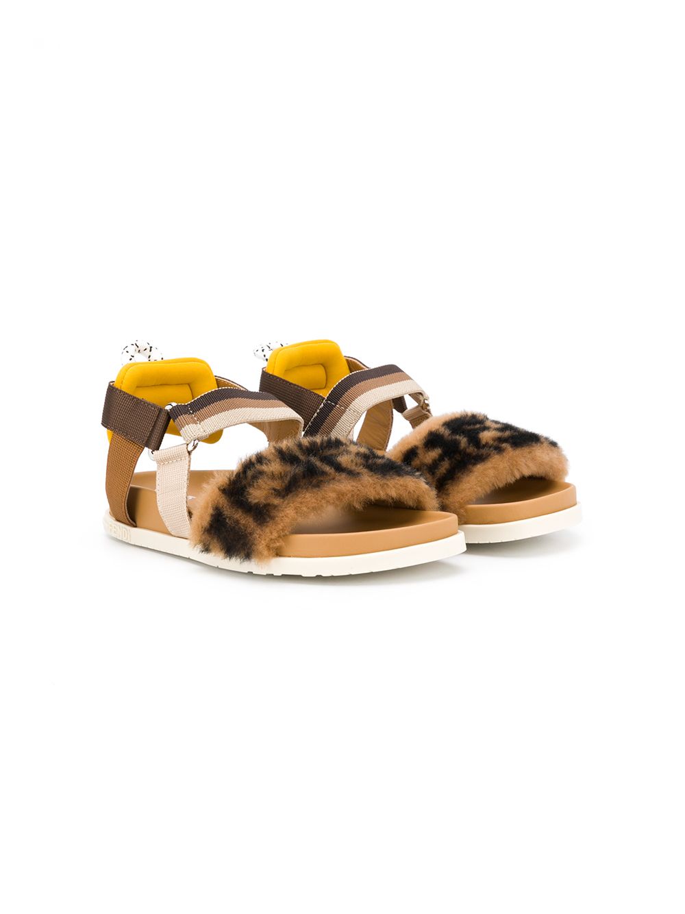 фото Fendi kids сандалии с логотипом