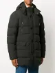 Moorer hooded padded coat