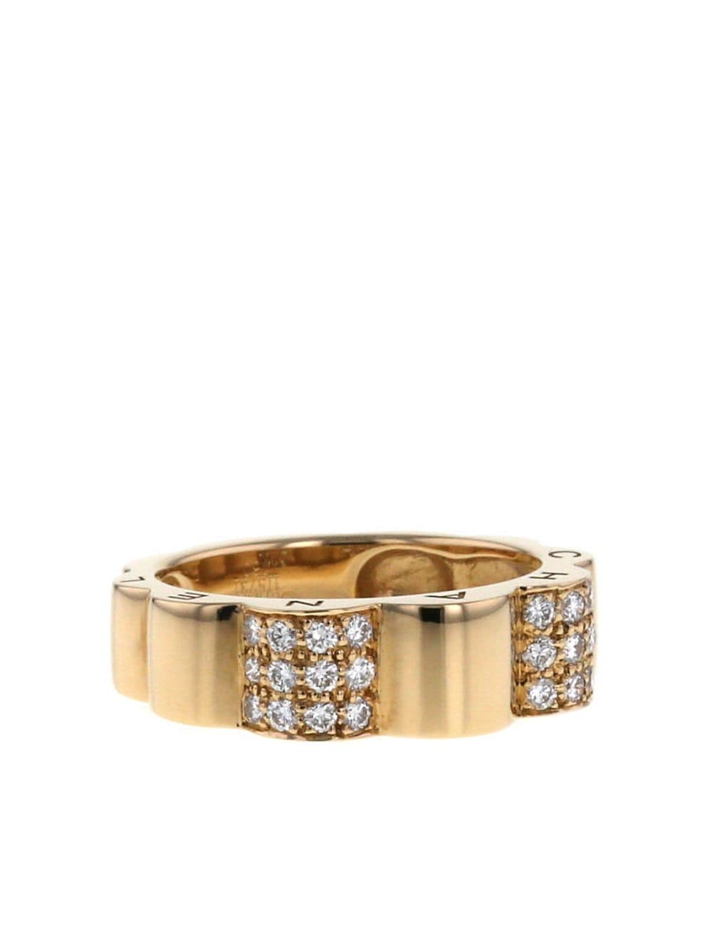фото Chanel pre-owned кольцо profil de camélia среднего размера