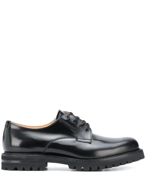 chunky sole lace up shoes