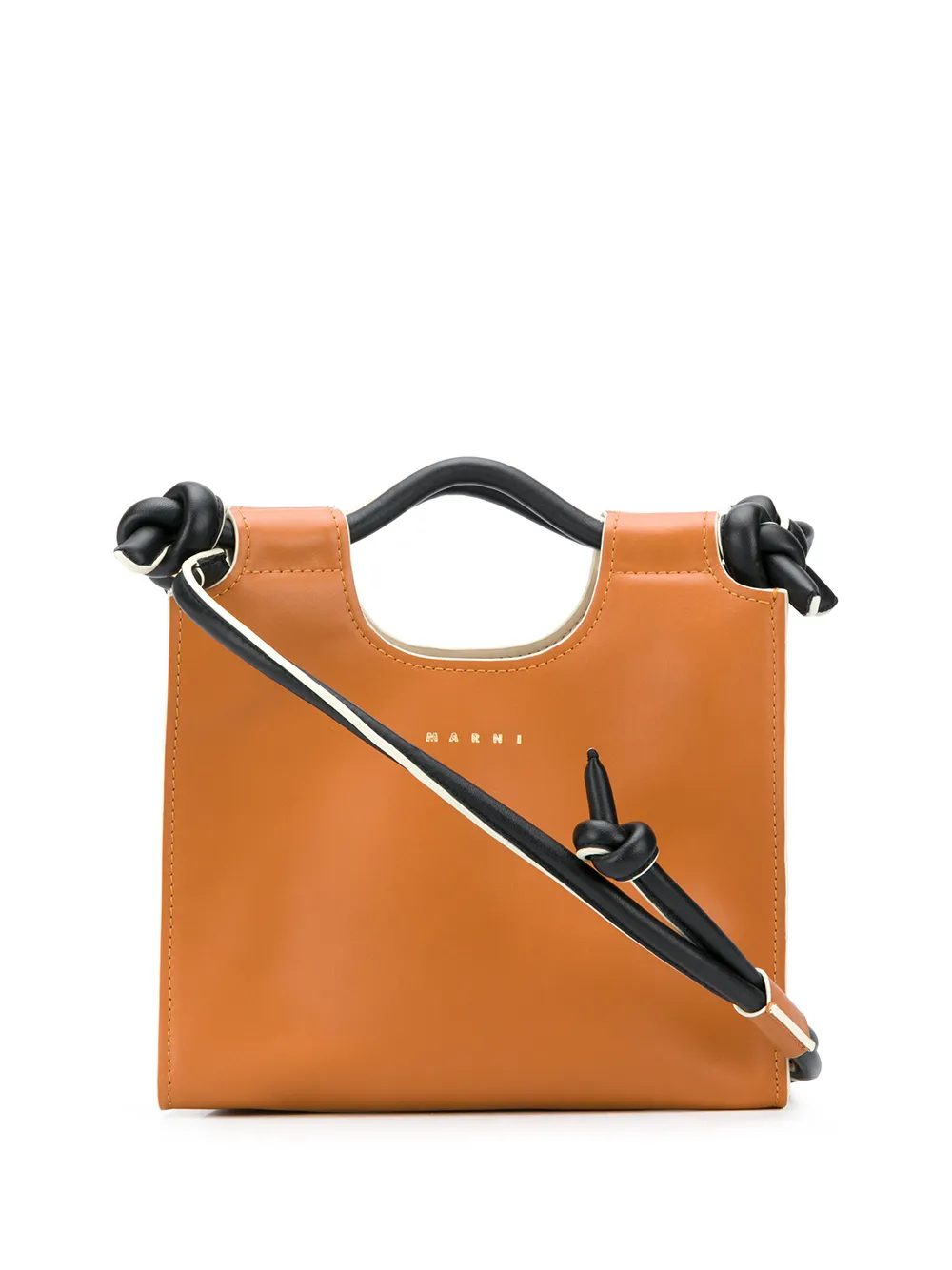 Marni Marcel Knot Leather Tote Bag - Farfetch