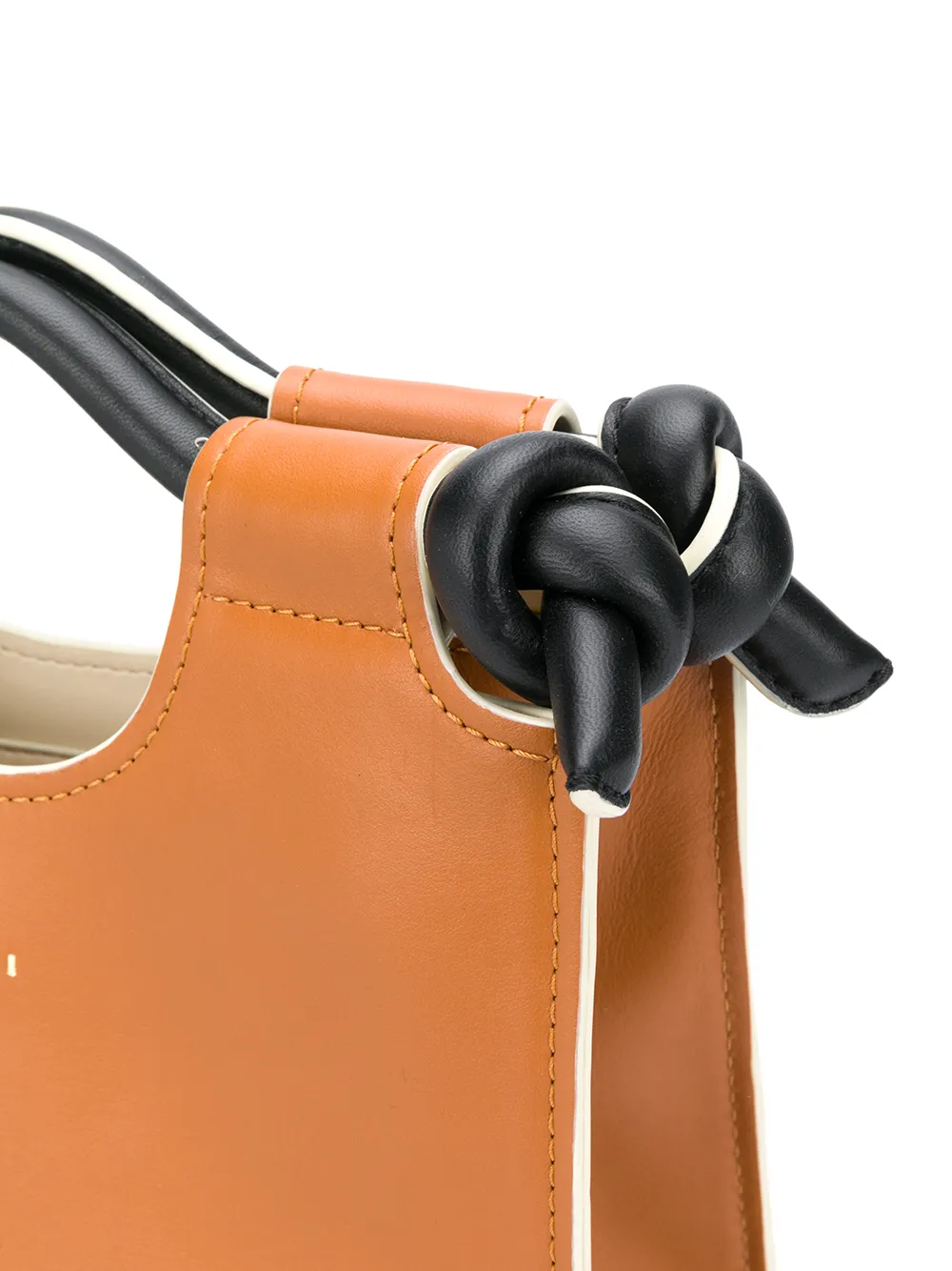 Marni Marcel Knot Leather Tote Bag - Farfetch