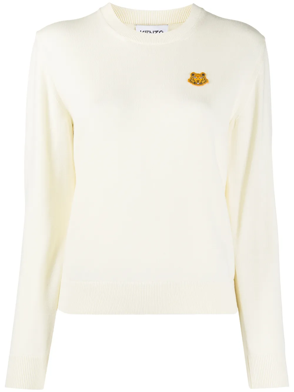 Kenzo Tiger Badge Wool Jumper - Farfetch