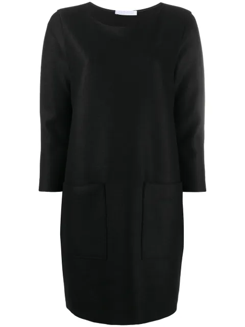Harris Wharf London long-sleeve shift dress