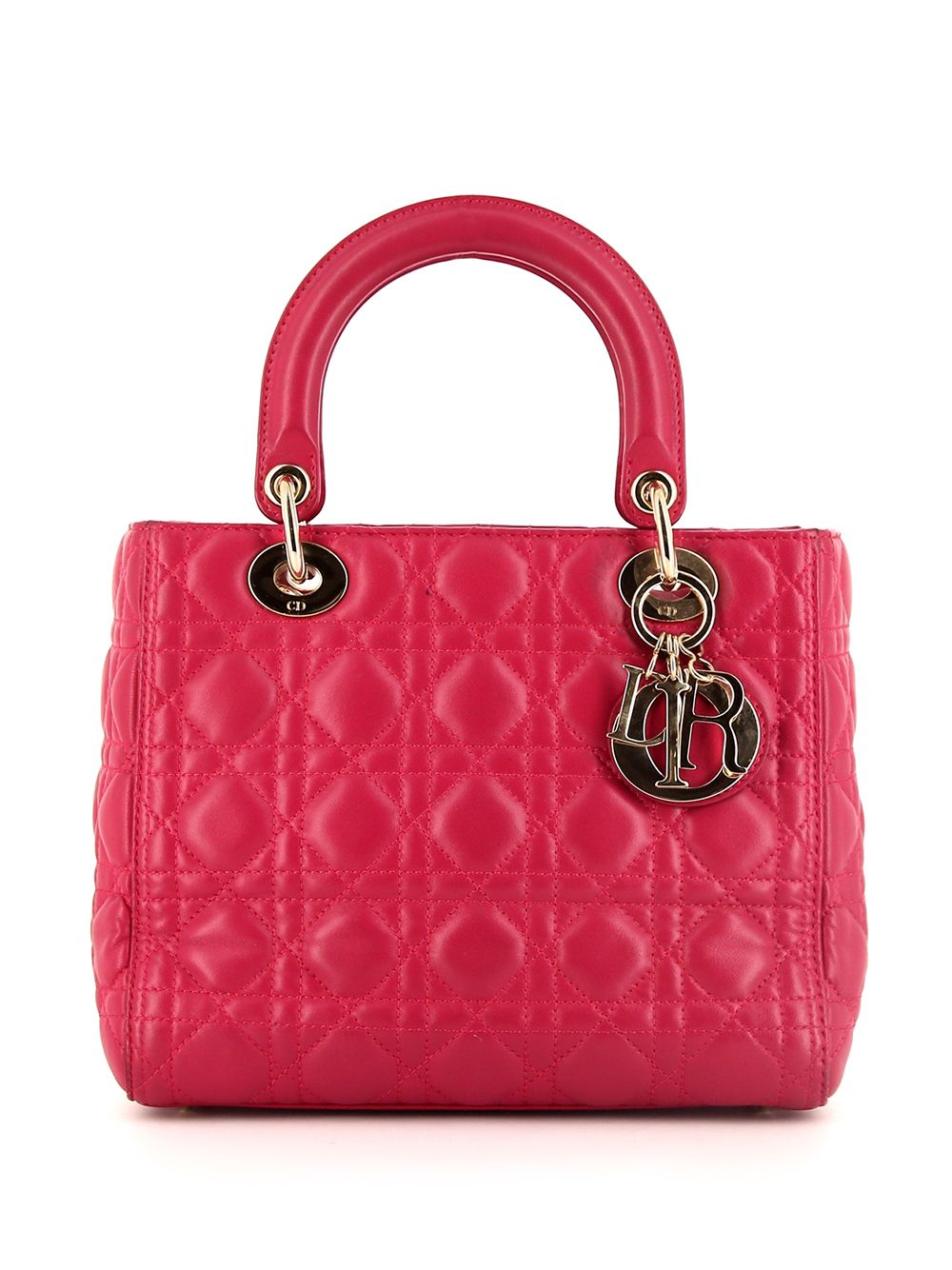 2010s pre-owned medium Lady Dior tote bag