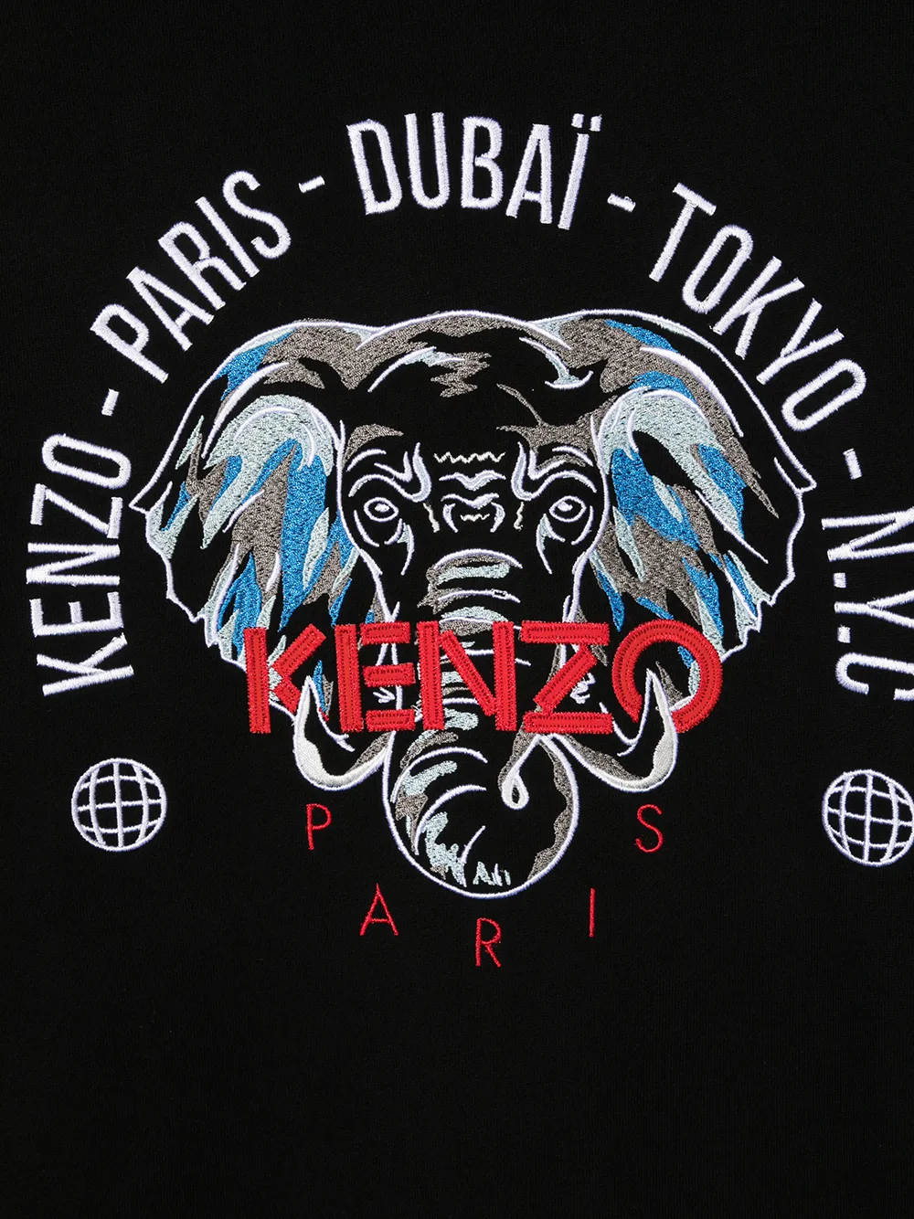 фото Kenzo kids толстовка с фактурной аппликацией