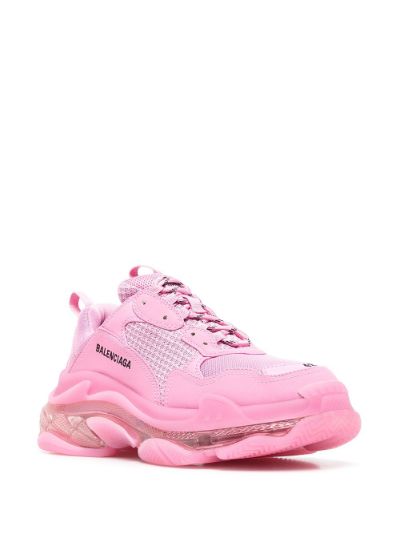 balenciaga triple s sneakers pink