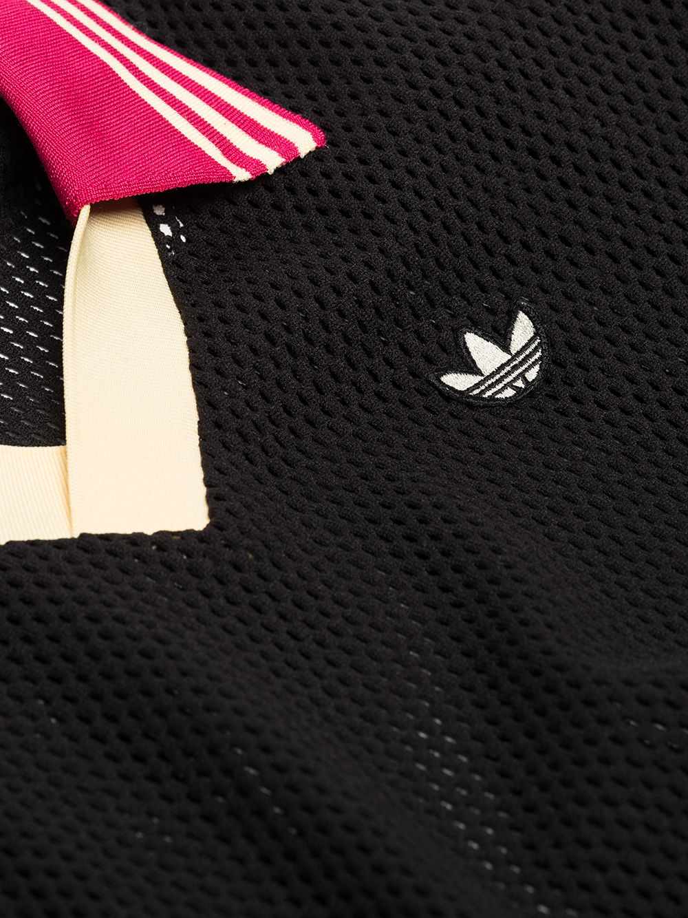 фото Adidas сетчатая рубашка поло из коллаборации с wales bonner