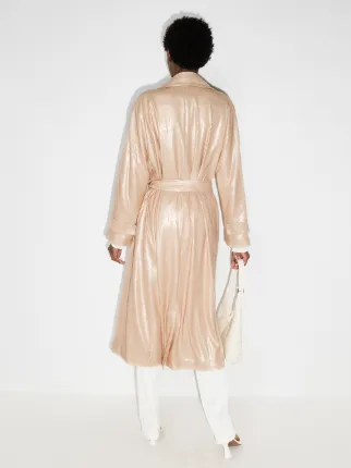 Laurent sequin trench coat展示图