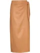 Image 1 of Nanushka Amas faux-leather wrap skirt