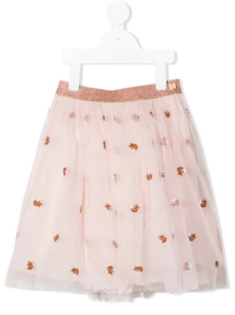 Lanvin Enfant tutú con glitter 