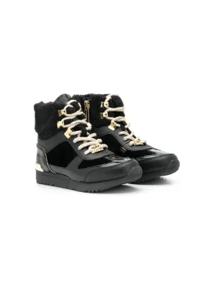 michael kors kids black boots