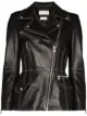 Image 1 of Alexander McQueen contrast stitching lambskin biker jacket