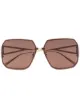 Image 1 of Bottega Veneta Eyewear BV1085SA square-frame sunglasses