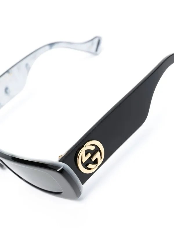 Gucci Eyewear GG0516S rectangular-frame Sunglasses | Black | FARFETCH