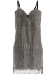 Image 1 of Christopher Kane crystal mesh sweetheart dress