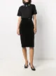 Image 2 of Christopher Kane crystal tie neck T-shirt