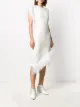 Christopher Kane asymmetric feather bridal dress