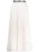 Image 1 of Christopher Kane crystal-embellished pleated skirt