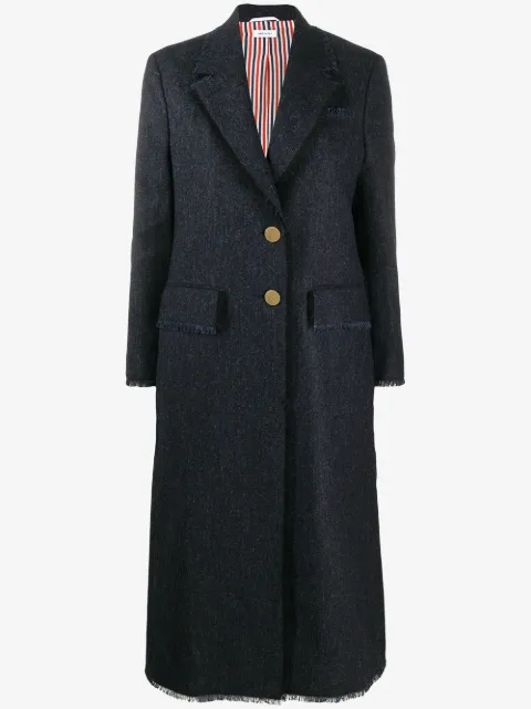 Thom Browne Casaco com abotoamento simples 