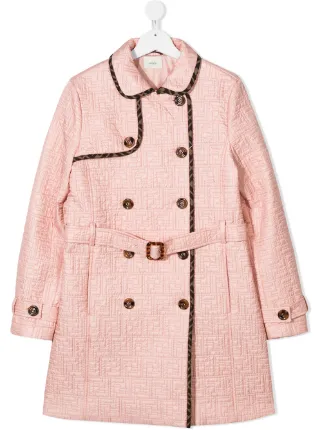 fendi pink coat
