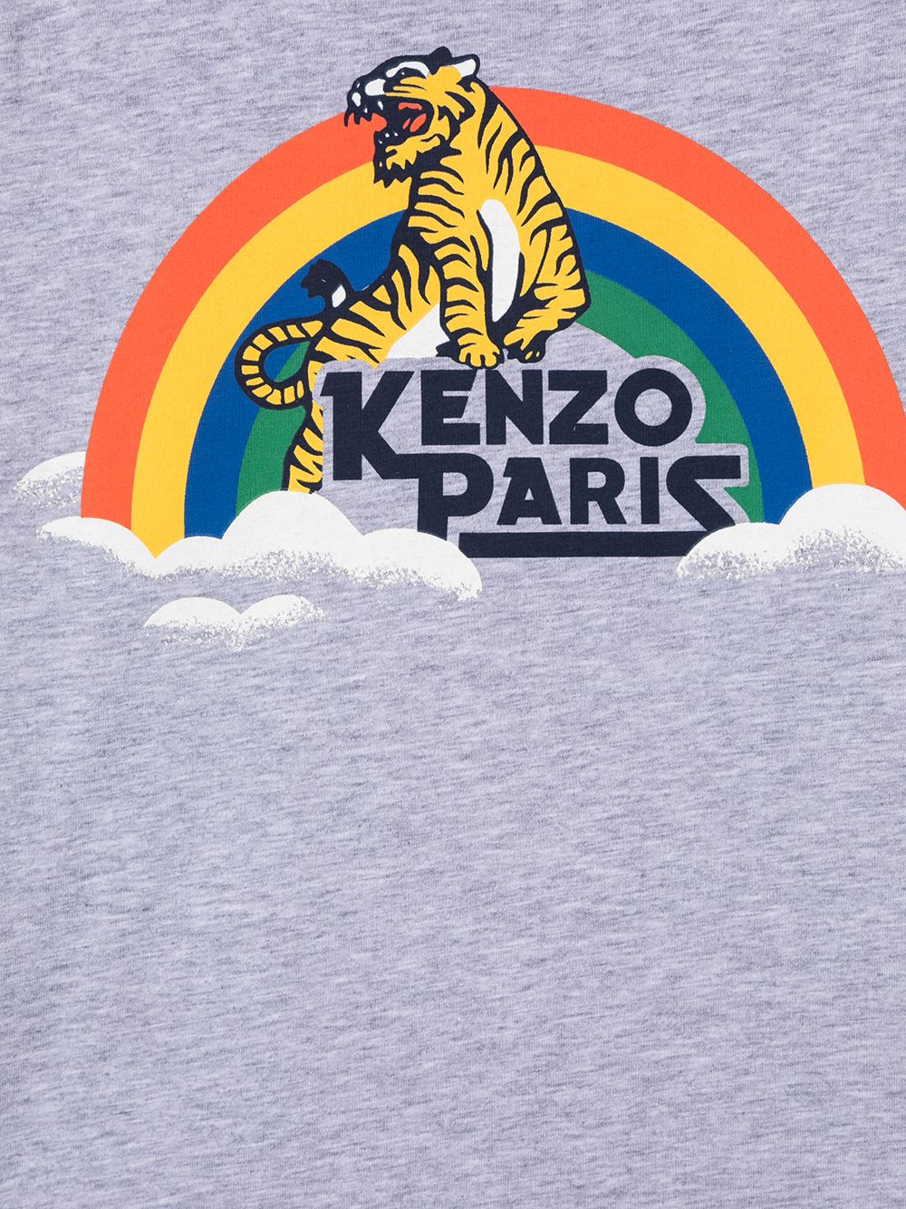 фото Kenzo kids футболка с длинными рукавами и принтом tiger