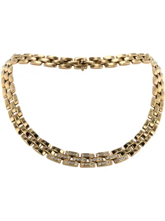Cartier 2010s pre-owned Yellow Gold Maillon Panthère Diamond Necklace -  Farfetch