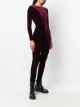 Alchemy long-sleeved velvet bodysuit