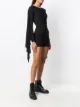 Alchemy draped sleeves playsuit