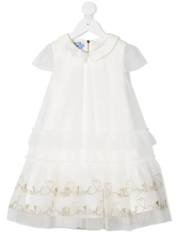 white tulle maxi dress