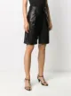 Helmut Lang matte belted shorts