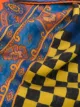 Etro Paisley contrast print scarf