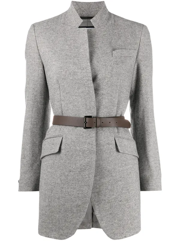 gola alta com blazer