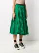 Marni pleated A-line skirt