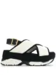 Image 1 of Marni platform cross strap sandals