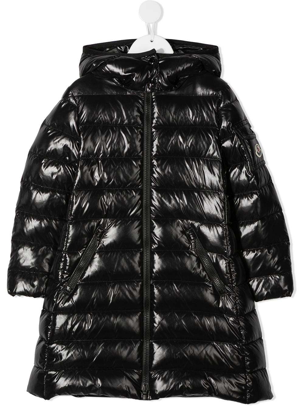 фото Moncler kids пуховик moka с капюшоном