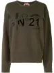 Image 1 of Nº21 ripped logo sweatshirt