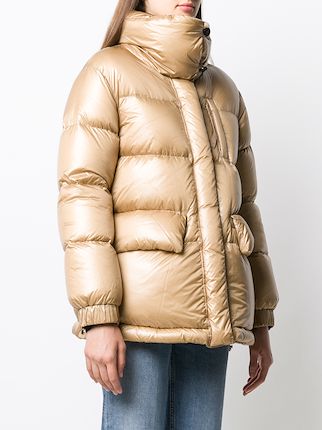 oversized-collar puffer jacket展示图