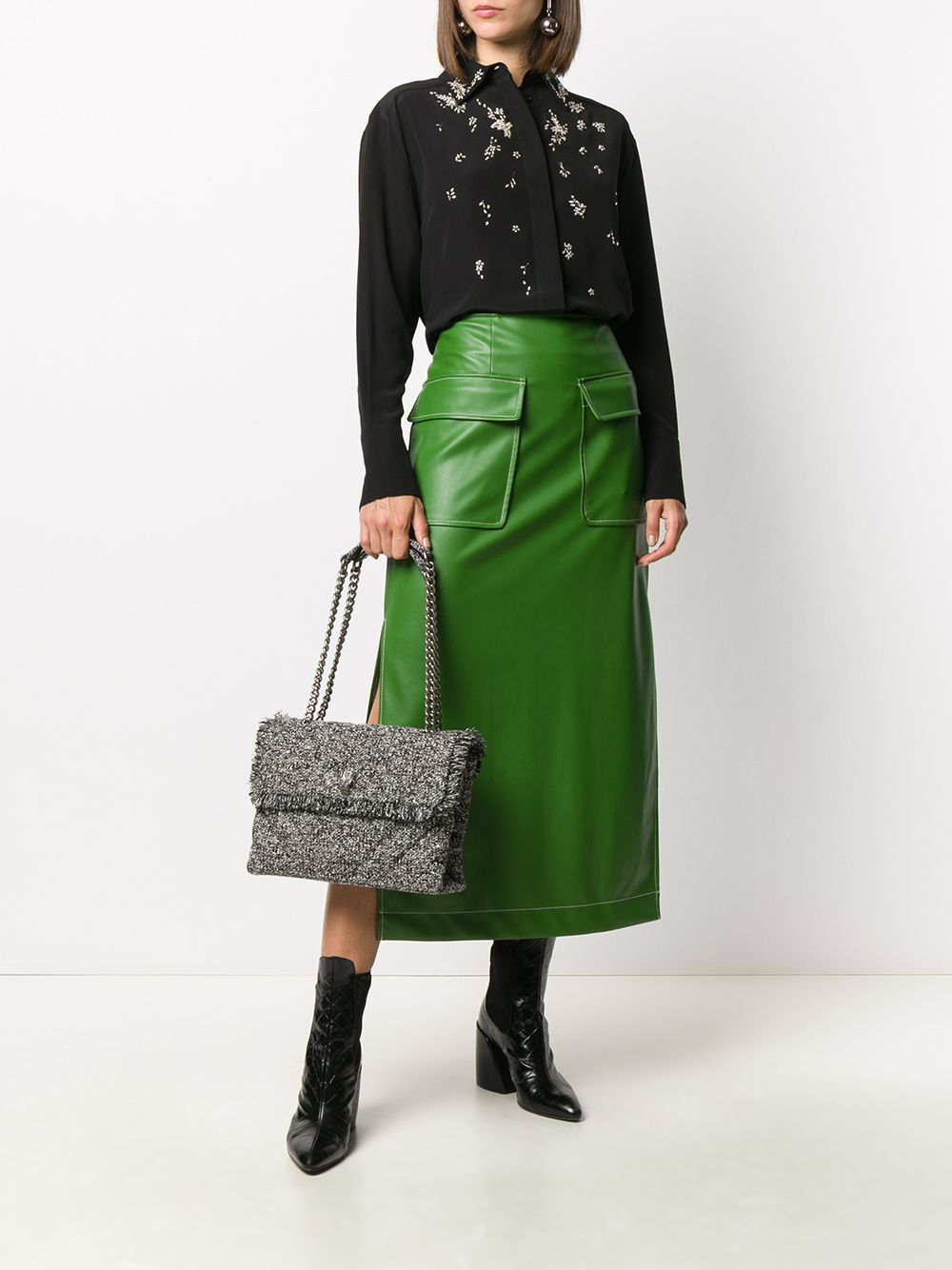 Kurt Geiger London Tweed Kensington X Bag - Farfetch