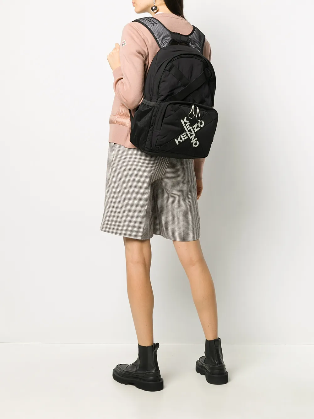 Image 2 of Kenzo logo cross-over backpack