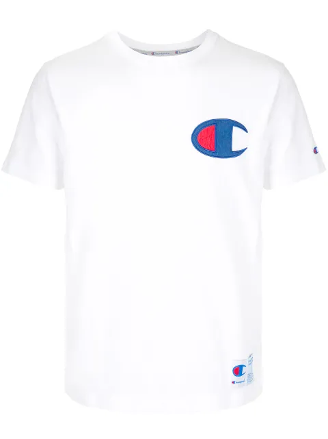 Champion Logo Patch Crew Neck T-shirt 