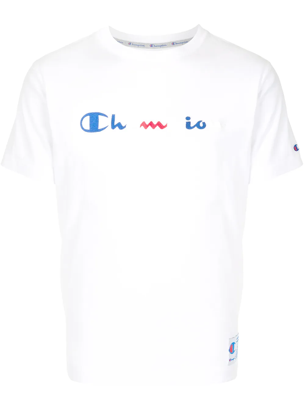 

Champion playera con logo bordado - Blanco