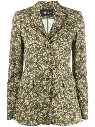 Luisa Cerano floral-print Single Breasted Blazer - Farfetch