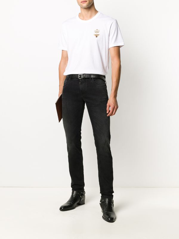 dolce and gabbana slim fit jeans