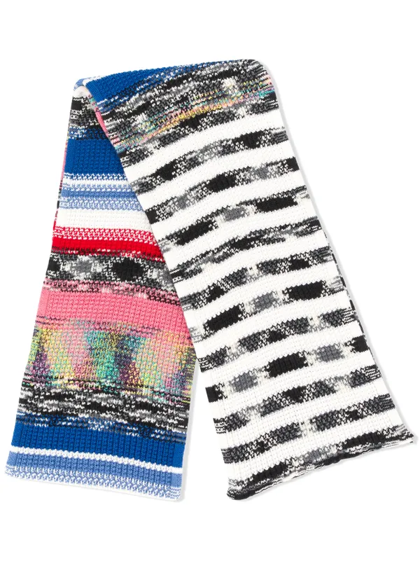Missoni Marl Knit Stripe Scarf Farfetch