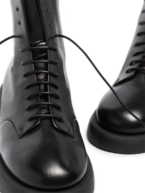 Marsèll leather combat boots MWG470172 - 1