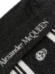 Alexander McQueen logo glitter socks